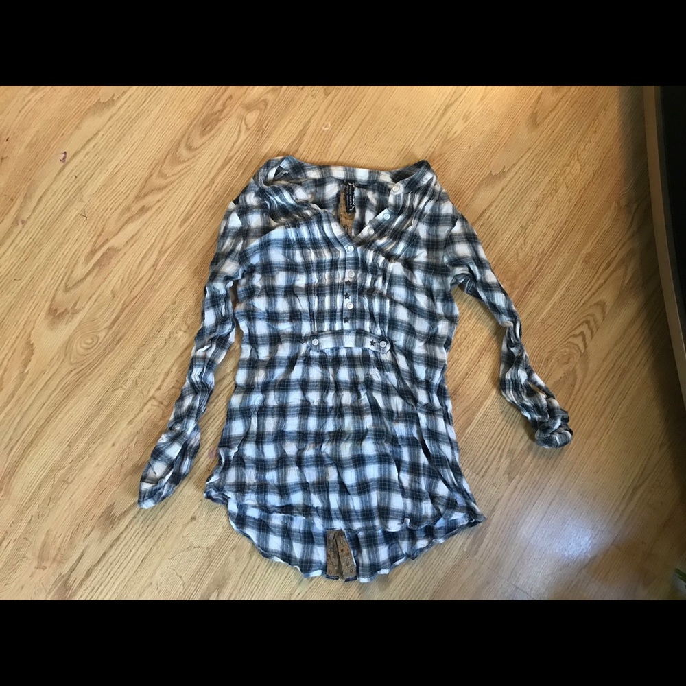 Plaid Free People Shirt